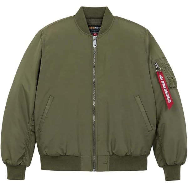 Alpha Industries MA-1 Mod Flight Jacket – Water-Resistant Nylon